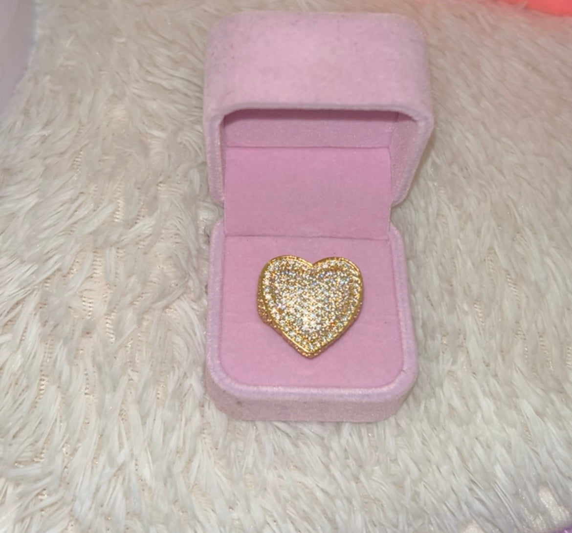 Bling Heart ring