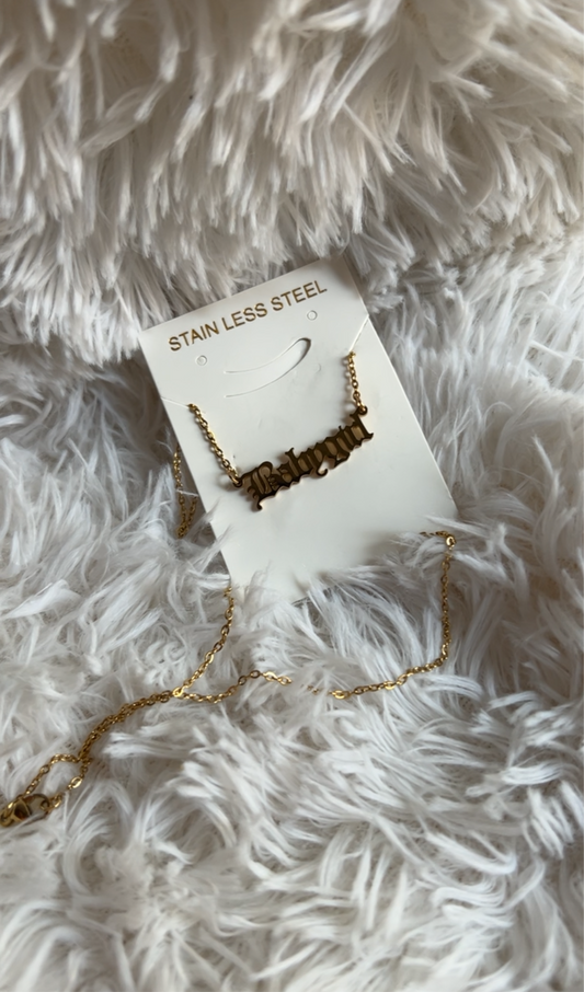 Babygirl necklace