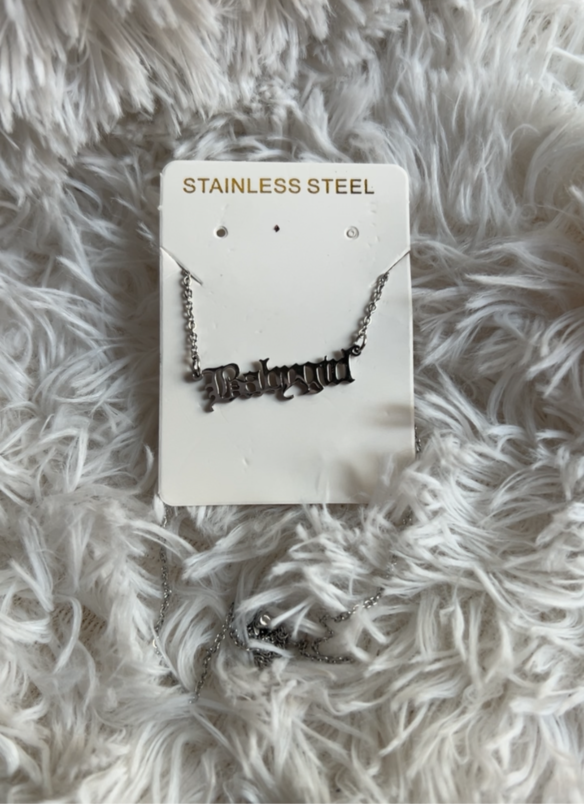 Babygirl necklace