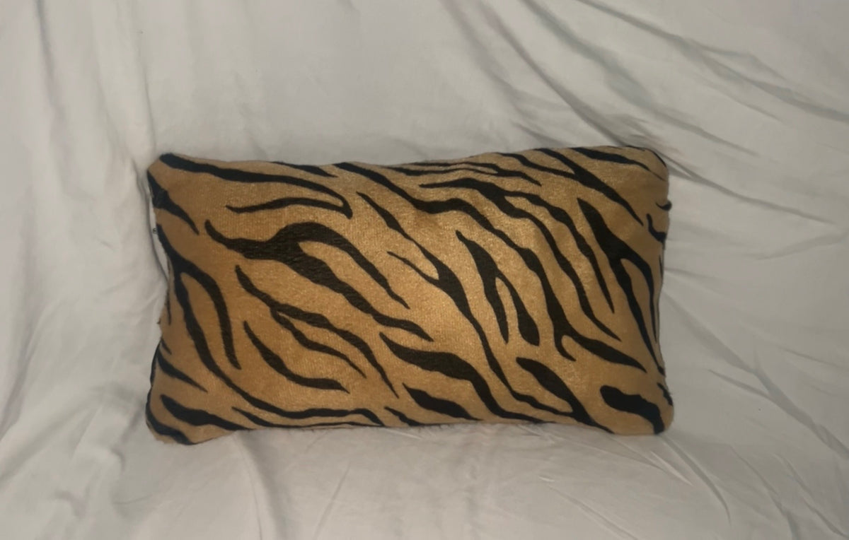 Tiger print pillow